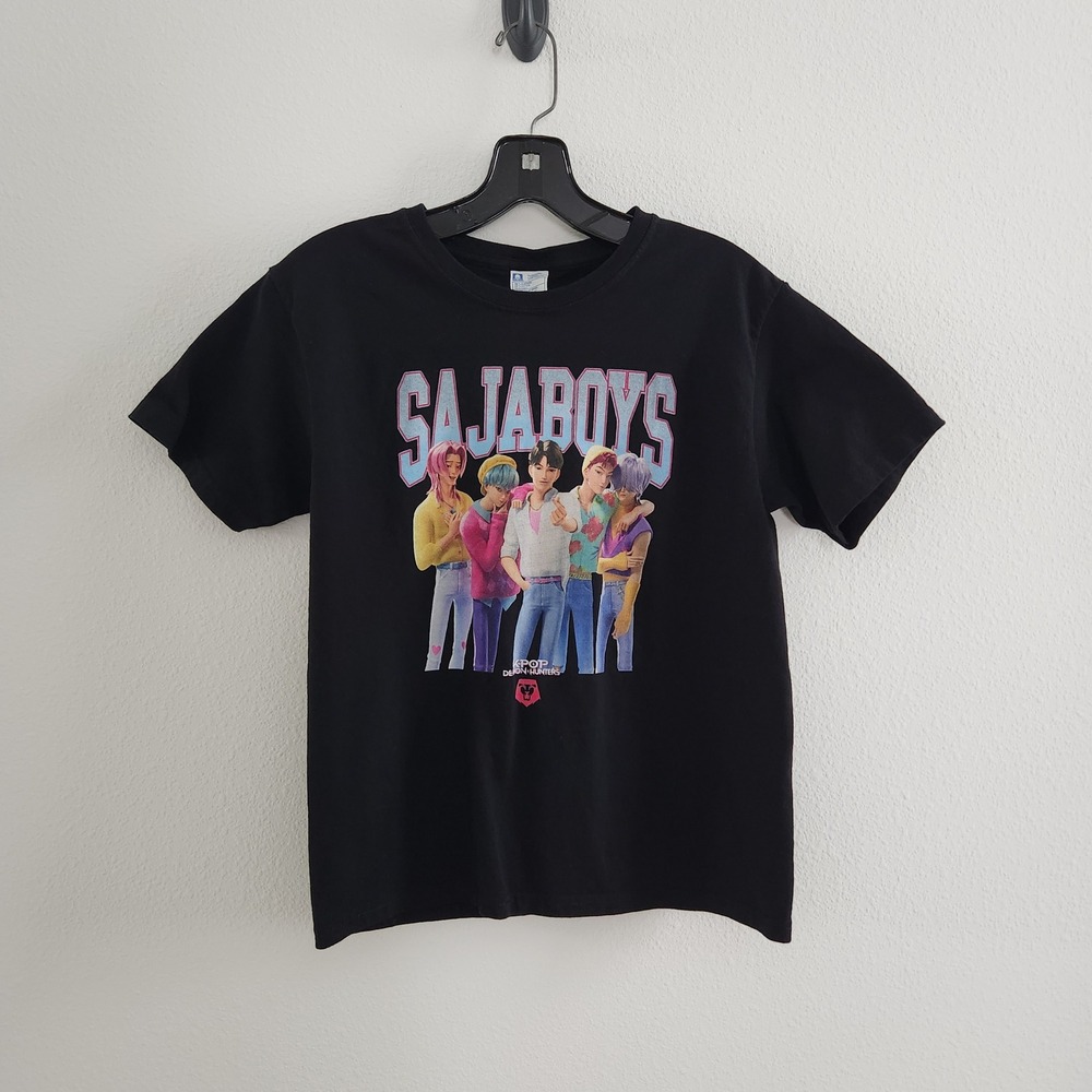 K-Pop Demon Hunters Sajaboys Graphic T-Shirt Youth Size Medium
